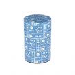 Boite washi fond bleu