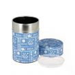 Boite washi fond bleu